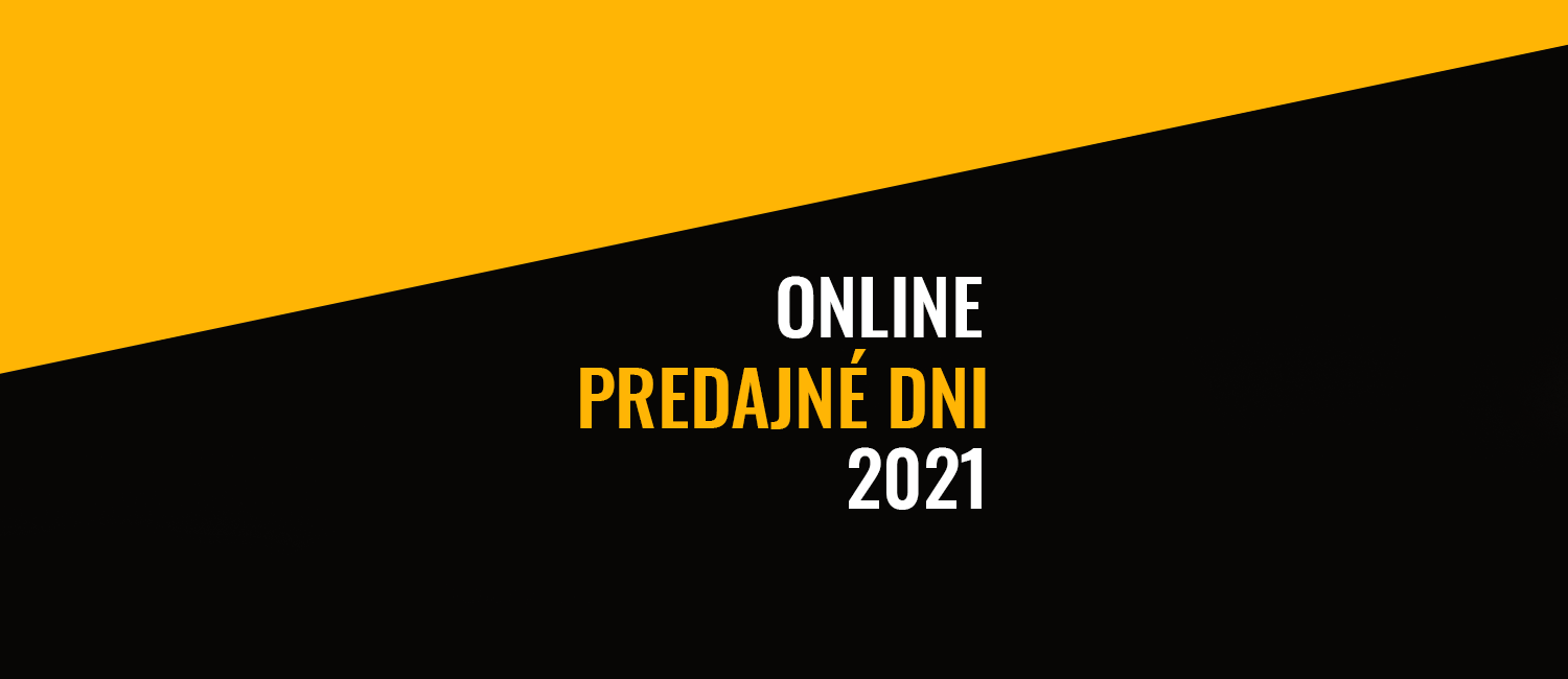 Predajné dni 2021 budú Online